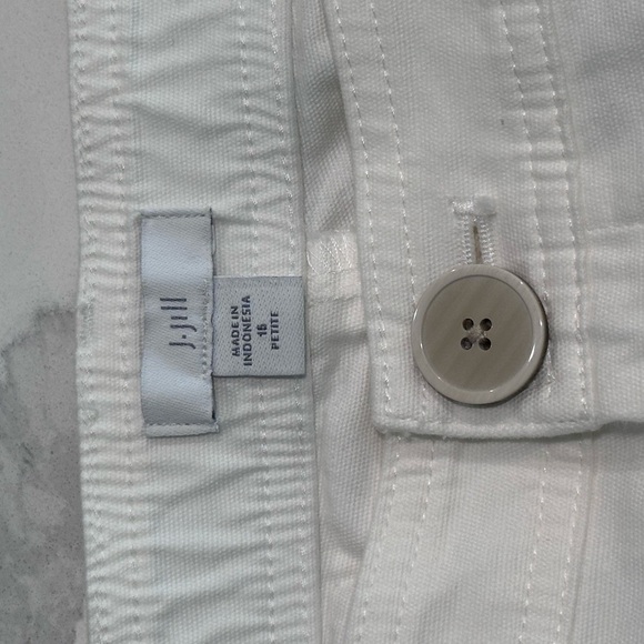 J. Jill Chino Crop Pants Womens Size
15 petite Vanilla Wide Leg New $79 - Picture 2 of 4